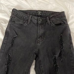 Just Black Distressed Skinny Jean